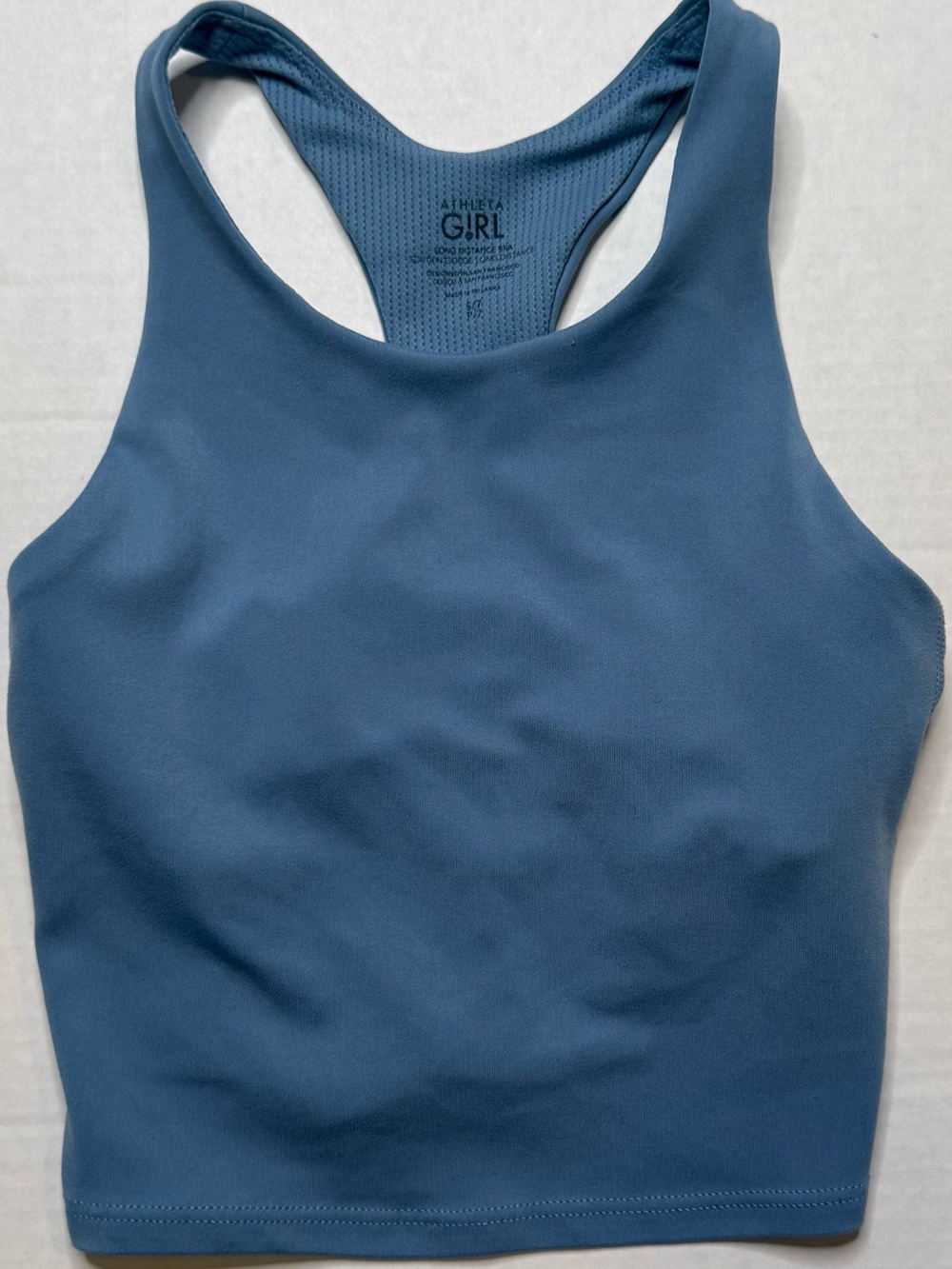 🩵 Athleta Girl Longline Sports Bra / Crop Tank | Size 6/7 🩵